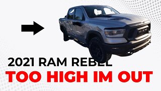 I’m Out on my 2021 Ram Rebel 1500 at Copart