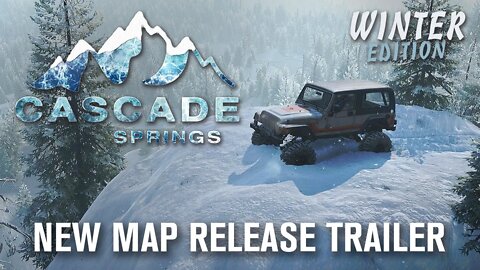 CASCADE SPRINGS WINTER EDITION TRAILER | NEW SNOWRUNNER MAP FROM ROCKRUNNER GAMING!