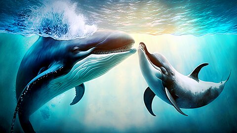 Dolphin And Whale Sounds - Sleep Sounds - BLACK SCREEN - Fall Asleep Fast - Restful Sleep