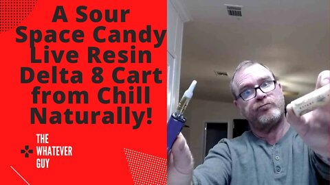 A Sour Space Candy Live Resin Delta 8 Cart from Chill Naturally!