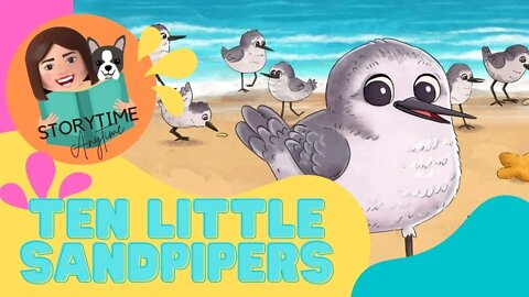 Australian Kids book read aloud - Ten Little Sandpipers by Kim Ann