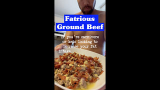 Fatrious Ground Beef Recipe For Carnivore Keto Diet Weight Loss (High Fat Low Carb Recipes