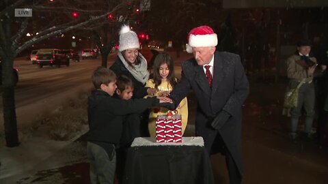 Denver7 kicks off the holiday season by turning on our holiday lights