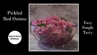 Pickled Red Onions Recipe