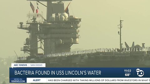 Bacteria found in USS Abraham Lincoln's water