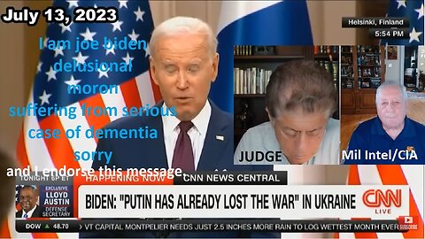 Col Giraldi Mil Intel PhD CIA: Biden is Delusional, Putin Just Won the War Against Entire Woke NATO