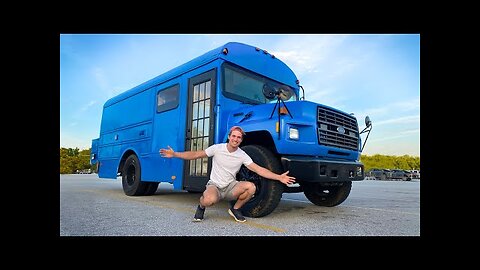 I turned a bus into a luxury tiny home