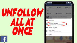 How To Unfollow Everyone on Facebook at Once