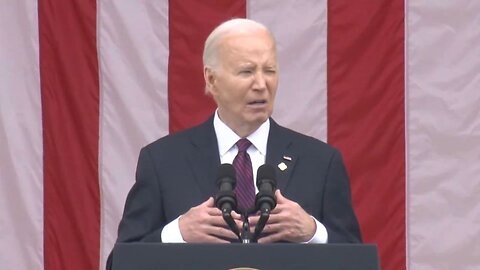 Narcissist-In-Chief Joe Biden Used His Memorial Day Remarks To Once Again Discuss His Son's Death