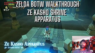 ZE KASHO SHRINE APPARATUS WALKTHROUGH ZELDA BOTW