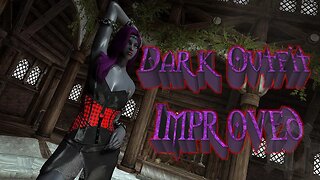 Skyrim Mods 2023 Dark Outfit Improved PC Xbox CBBE 3BA Bodyslide