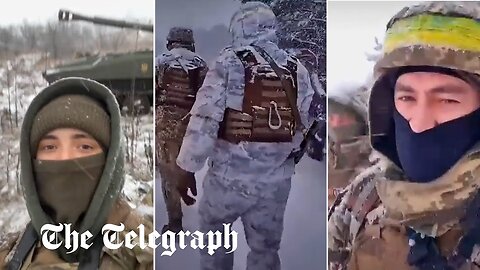 Ukraine war: Frontline troops face freezing cold temperatures