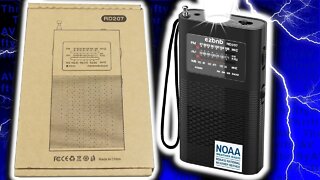 Portable NOAA Weather Radio! The EZBNB RD207 AM FM WX Band!