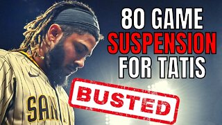 Fernando Tatis Jr SUSPENDED By MLB For PED Violation | San Diego Padres Superstar Gets 80 Games