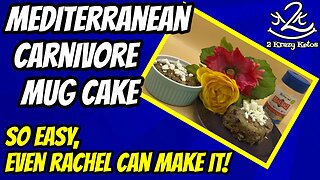 Mediterranean Carnivore Mug Cake | Meatloaf in a mug | So easy, even Rachel can make it