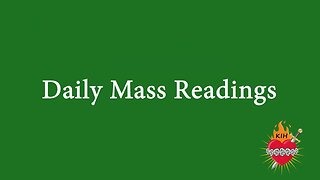 10-16-23 | Daily Mass Readings | Monday of the Twenty-eighth Week in Ordinary Time