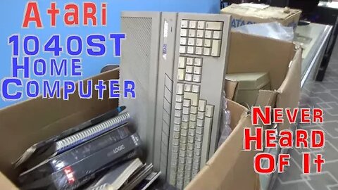 Someone Sold Us An Atari So Obscure I've Never Heard Of It - 1040ST Vintage Computer System?