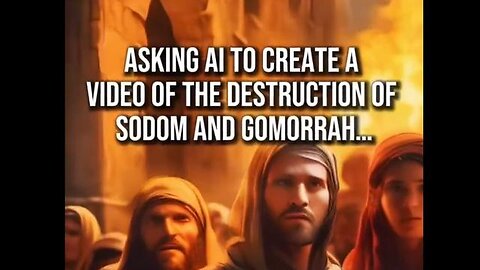 🔥 Asking Ai To Make A Video of Sodom and Gomorrah🔥 ☄️☄️☄️