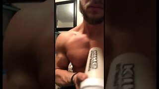 Shaking a protein shake is a workout