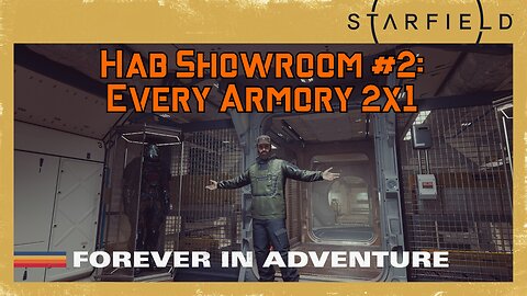 Starfield Hab Showroom 2: Every 2x1 Armory