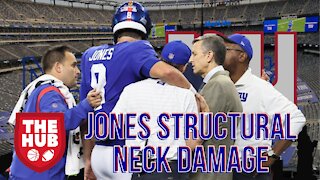 Daniel Jones suffered STRUCTURAL NECK DAMAGE with his injury