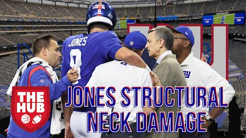 Daniel Jones suffered STRUCTURAL NECK DAMAGE with his injury