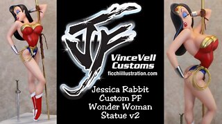 Jessica Rabbit Wonder Woman Premium Format Cosplay Custom Statue