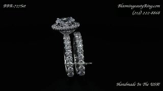 BBR 727Set Engagement Rings By BloomingBeautyRing.com