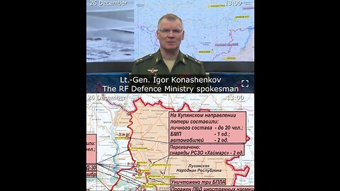 26.12.22 ⚡️Russian Defence Ministry report on the progress of the deNAZIfication of Ukraine