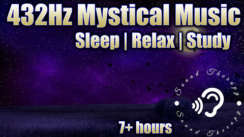 Deep Sleep | Meditation | Relaxing Music | HD Stereo | 432Hz | Black Screen