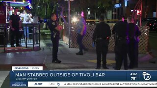 Man stabbed near Tivoli Bar