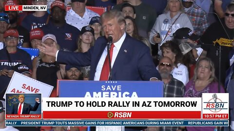 FULL SPEECH: President Donald Trump Holds SAVE AMERICA Rally in Minden, NV - 10/8/22