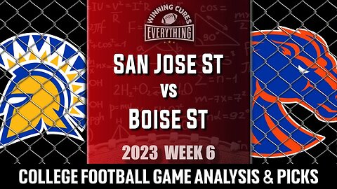 San Jose State vs Boise State Picks & Prediction Against the Spread 2023 College Football Analysis