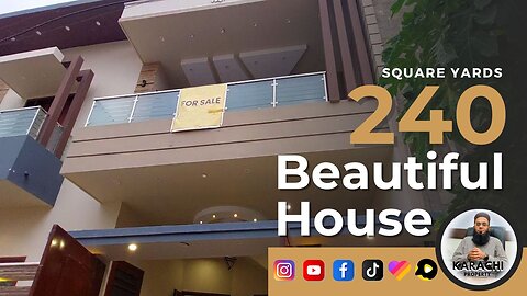 Beautiful 240 Square Yards | Double Story House | For Sale