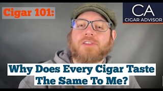 Why does every cigar taste the same to me? - Cigar 101