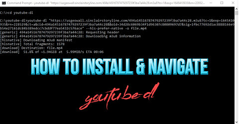 How to Install youtube-dl & Execute It in Command Prompt
