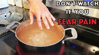 What if you dunked your entire hand in BOILING WATER?!