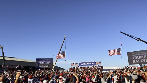 Trump Force 1 Inaugural Debut Robstown, TX