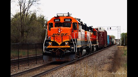 Commuter Train, BNSF and a Couple Mid-DPU’s - Staples Sub