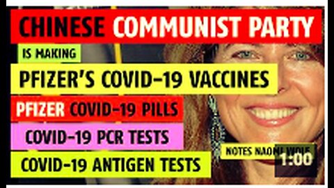 Chinese Communist Party is making Pfizer's COVID-19 vaccines