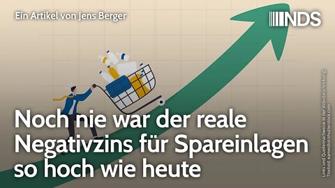 Noch nie war der reale Negativzins für Spareinlagen so hoch wie heute | Jens Berger | NDS-Podcast