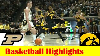 Iowa vs #4 Purdue Basketball Game Highlights 12 4 2023