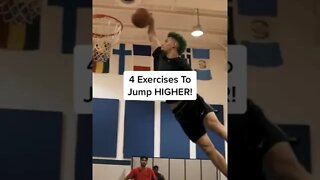 4 EXERCISE TIPS TO JUMP HIGHER 🔥🚀 #Shorts
