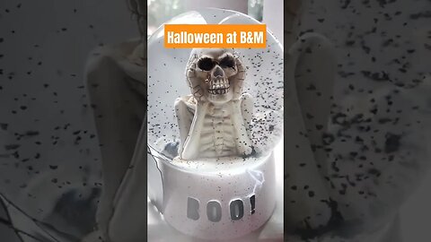 Halloween at B&M Stores - Skeleton Snow Globe ☠️💀 #Shorts #Halloween