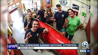 FAU submarine gaining national attention