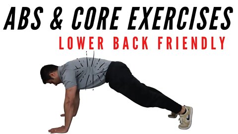 10 Minutes Abs and Core exercises, lower back freindly