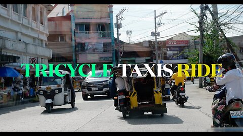 TRICYCLE TAXI RIDE, DAVAO