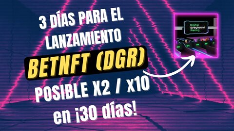 BETNFT DIGITAL GREYHOUND RACING español 🤑🤑 MINT en 24 HORAS posible X2