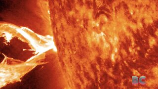 One of the strongest types of solar flares erupted on the sun