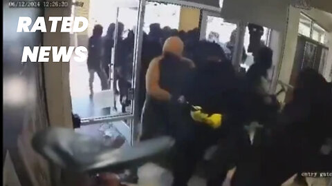 Shocking Footage of Armed Men Break Into San Francisco Shop